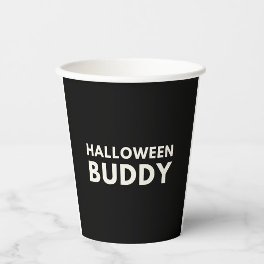 Gobelets En Papier Halloween Buddy (Recto)