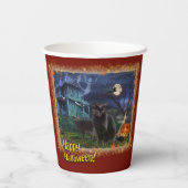 Gobelets En Papier Halloween Chats 🎃 😼 (Verso)