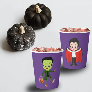 Gobelets En Papier Halloween Costume pour enfants