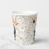 Gobelets En Papier Halloween crâne vintage (Droite)