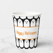 Gobelets En Papier Halloween Cute Ghosts (Verso)
