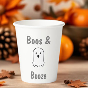 Gobelets En Papier Halloween de Huées et de Boissons