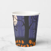 Gobelets En Papier Halloween de la forêt (Verso)