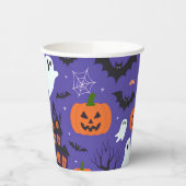 Gobelets En Papier Halloween drôle (Gauche)