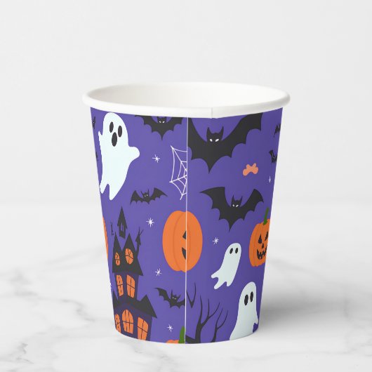 Gobelets En Papier Halloween drôle (Droite)