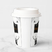 Gobelets En Papier Halloween du cimetière éffrayant (Droite)