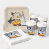 Gobelets En Papier Halloween effrayant
