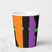 Gobelets En Papier Halloween Éffrayant Kooky Black Cat Eyes (Gauche)