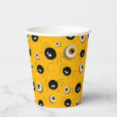 Gobelets En Papier Halloween Éffrayant Yeballs Et Déplaisant Spider J (Recto)