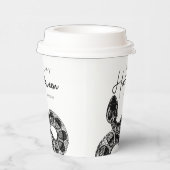 Gobelets En Papier Halloween élégant du serpent noir (Droite)