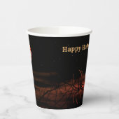 Gobelets En Papier Halloween fête Black Night Pleine lune effrayant (Gauche)