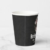 Gobelets En Papier Halloween Floral Skull Bride ou Fête des mariées d (Droite)