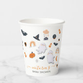 Gobelets En Papier Halloween Ghost Mobile Douche Petit Boo (Verso)