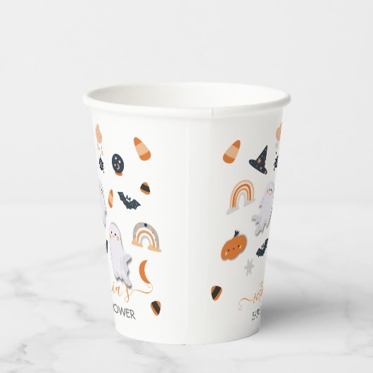 Gobelets En Papier Halloween Ghost Mobile Douche Petit Boo (Droite)