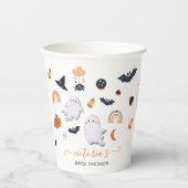 Gobelets En Papier Halloween Ghost Mobile Douche Petit Boo (Recto)
