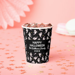 Gobelets En Papier Halloween Ghost personnalisé