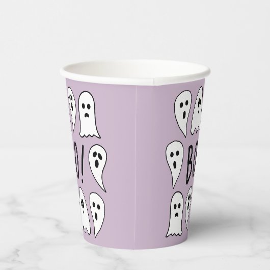 Gobelets En Papier Halloween Ghosts Boo (Droite)