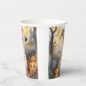 Gobelets En Papier Halloween Greyhound Avec La Peur Citrouille (Droite)