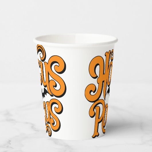 Gobelets En Papier Halloween Hocus Pocus (Gauche)