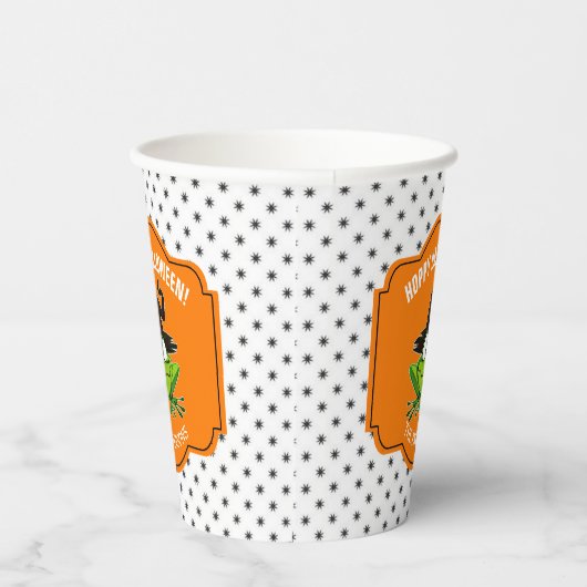Gobelets En Papier Halloween Hoppy Frog ID221 (Droite)