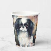 Gobelets En Papier Halloween japonais chinois avec la peur Citrouille (Recto)