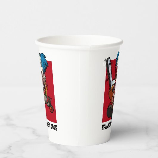 Gobelets En Papier Halloween Le Parti Change L'Année Clown De tronçon (Droite)