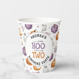 Gobelets En Papier Halloween Little Boo Fête ses Deux Ans 2e Annivers