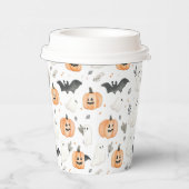Gobelets En Papier Halloween Little Boo Ghost mignon Baby shower (Droite)