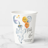 Gobelets En Papier Halloween Mignon Fantôme et Ballons Cache-Cache (Verso)