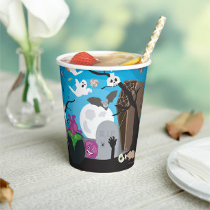 Gobelets En Papier Halloween Monster Kids Halloween