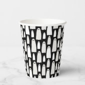 Gobelets En Papier Halloween Motif fantôme (Verso)