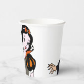 Gobelets En Papier Halloween Neige Blanche poison pomme tasse de papi (Droite)