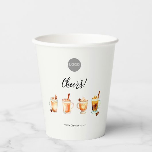 Gobelets En Papier Halloween Office Party Élégante épice Citrouille N (Recto)