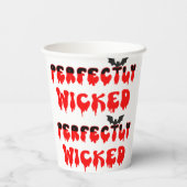 Gobelets En Papier Halloween parfaitement pervers (Verso)