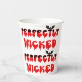 Gobelets En Papier Halloween parfaitement pervers (Recto)