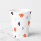 Gobelets En Papier Halloween Pastel Mermaid sorcière ou traitement (Verso)