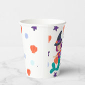 Gobelets En Papier Halloween Pastel Mermaid sorcière ou traitement (Droite)