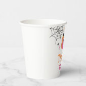 Gobelets En Papier Halloween Pink Trick ou traiter Citrouilles Spider (Droite)