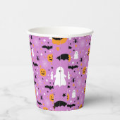 Gobelets En Papier Halloween | Pourpre | Fantôme | Citrouille (Droite)