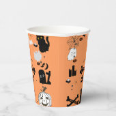 Gobelets En Papier Halloween RetroGroovy Premier anniversaire (Droite)