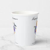 Gobelets En Papier Halloween Scarecrow avec Citrouille (Droite)