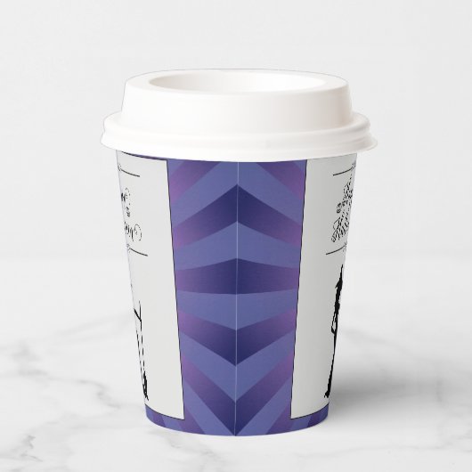 Gobelets En Papier Halloween sorcière violette Starburst (Droite)