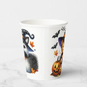 Gobelets En Papier Halloween Teddy Bear Assistant Vacances (Droite)