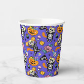 Gobelets En Papier Halloween Trick ou Treat (Gauche)