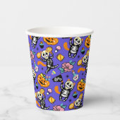 Gobelets En Papier Halloween Trick ou Treat (Recto)