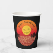 Gobelets En Papier Halloween tropical (Verso)