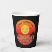 Gobelets En Papier Halloween tropical (Recto)