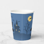 Gobelets En Papier Halloween Vampire Chat noir avec ailes (Droite)