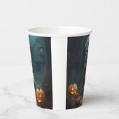 Gobelets En Papier Halloween Weimaraner avec la peur Citrouille (Gauche)