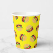 Gobelets En Papier Hamburger Anniversaire Burger Tasses Papier (Gauche)